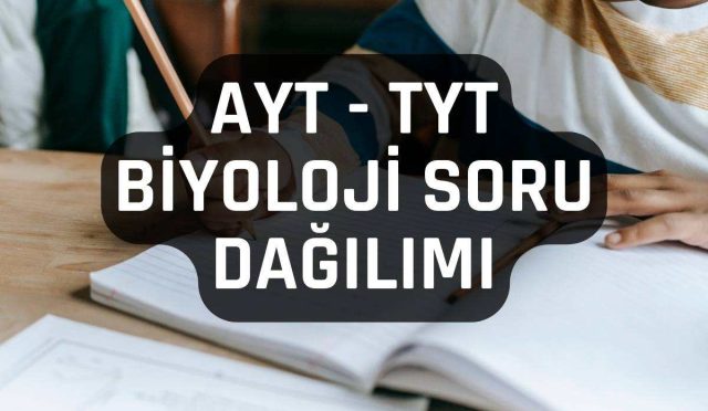 ayt tyt biyoloji soru dağılımı
