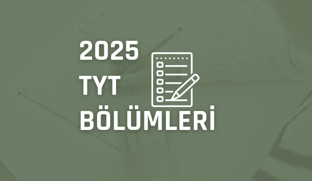 TYT Bölümleri